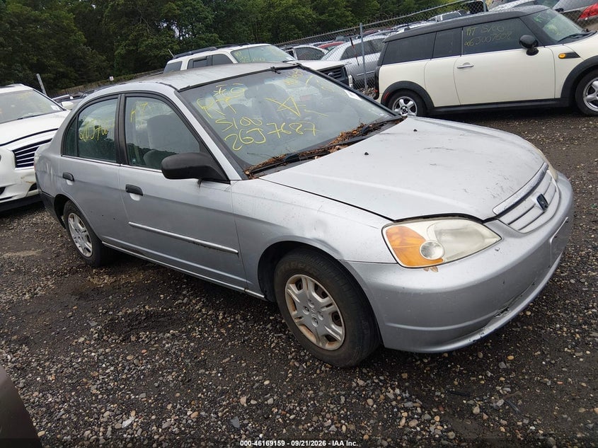2001 HONDA CIVIC LX | 2HGES16581H544768 | UPCARS