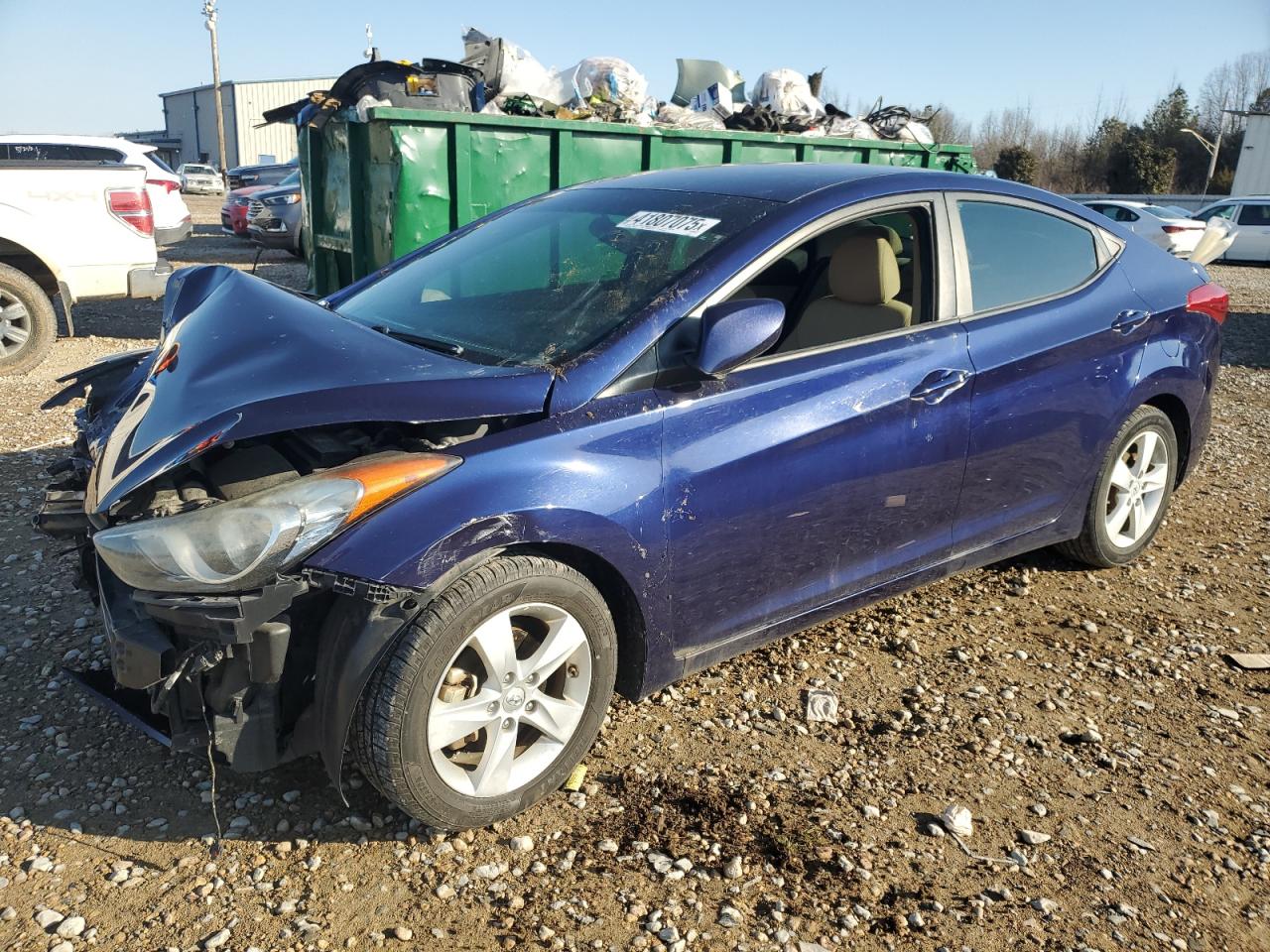 2013 HYUNDAI ELANTRA GLS | 5NPDH4AE9DH448676 | UPCARS