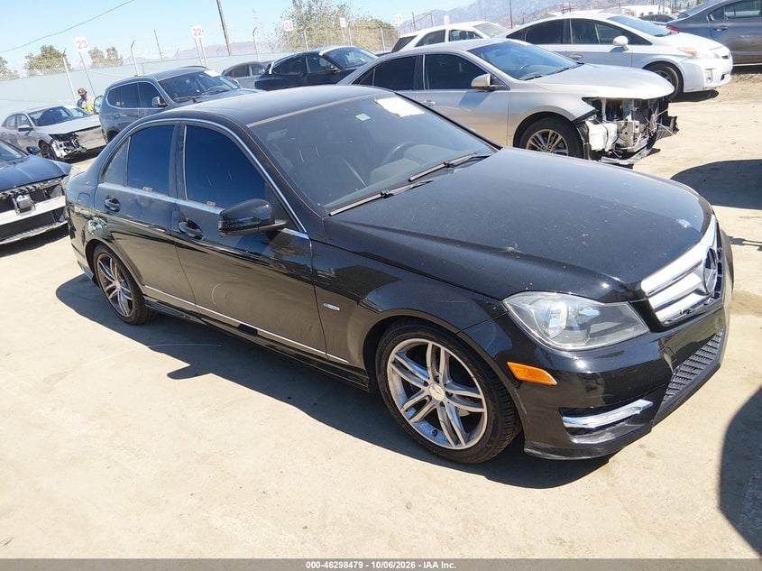 2012 MERCEDES-BENZ C 250 SPORT | WDDGF4HB2CR213726 | UPCARS