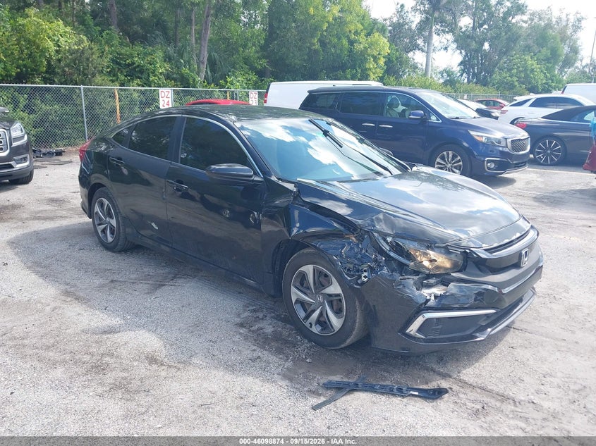 2019 HONDA CIVIC LX | 19XFC2F66KE042711 | UPCARS
