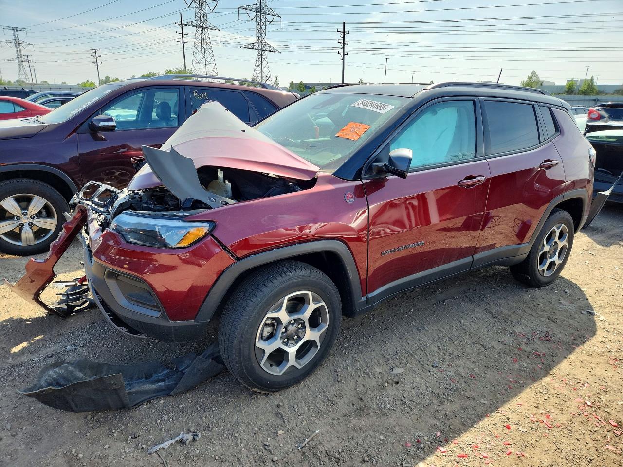 2022 JEEP COMPASS | 3C4NJDDB4NT175187 | UPCARS