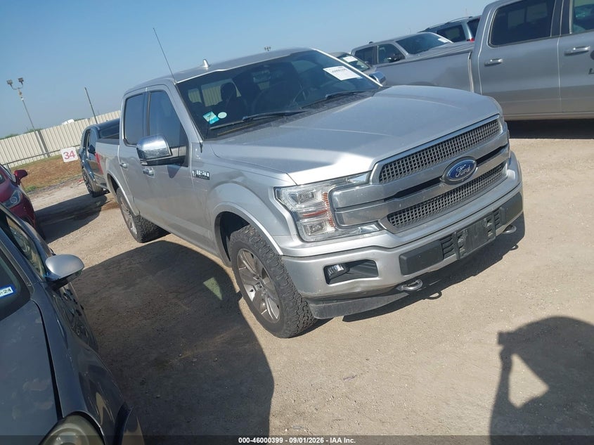 2018 FORD F-150 PLATINUM | 1FTEW1E59JFE46502 | UPCARS
