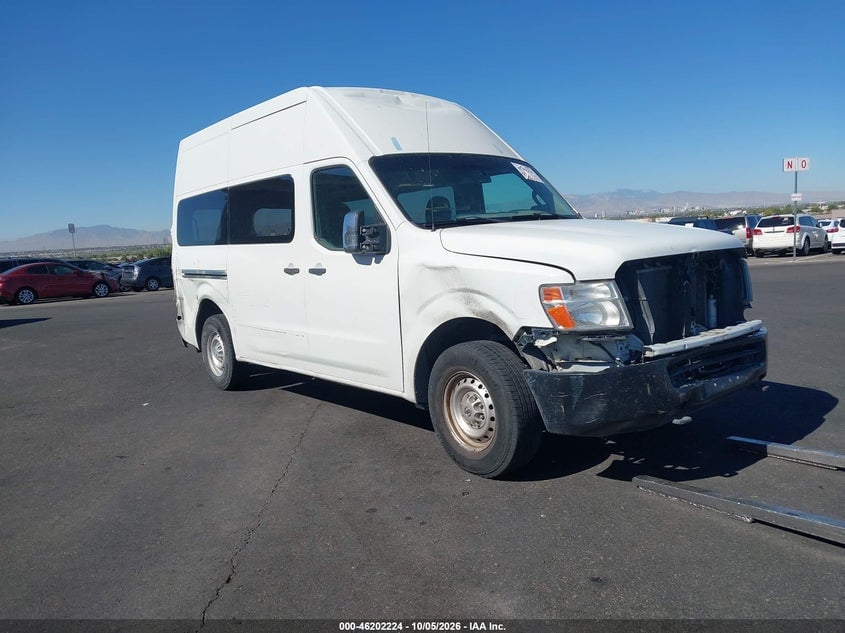 2015 NISSAN NV CARGO NV2500 HD S V8/SL V8/SV V8 | 1N6AF0LX1FN803341 | UPCARS