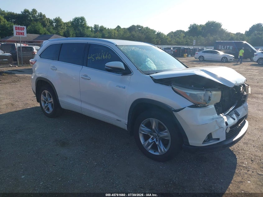 2016 TOYOTA HIGHLANDER HYBRID LIMITED | 5TDDCRFH5GS014154 | UPCARS