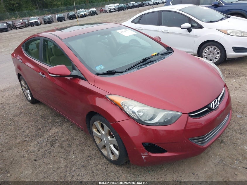 2013 HYUNDAI ELANTRA LIMITED | 5NPDH4AE0DH385516 | UPCARS