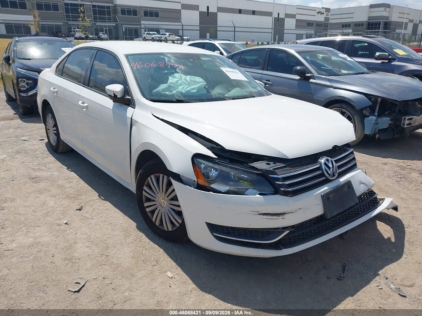 2014 VOLKSWAGEN PASSAT 1.8T S | 1VWAS7A3XEC039598 | UPCARS
