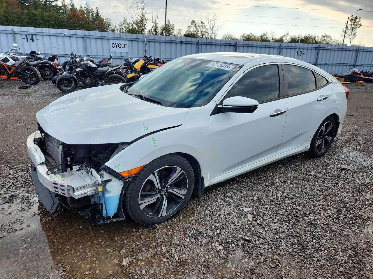 2018 HONDA CIVIC TOURING | 2HGFC1F97JH106926 | UPCARS