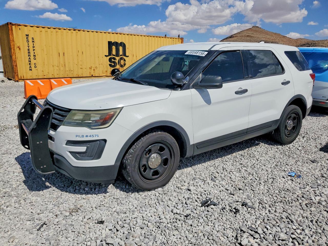 2016 FORD EXPLORER POLICE INTERCEPTOR | 1FM5K8AR3GGD32815 | UPCARS