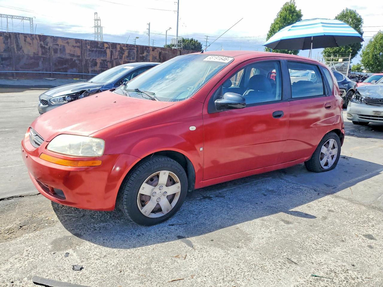 2007 CHEVROLET AVEO BASE | KL1TD66697B774611 | UPCARS