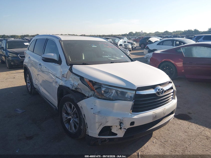 2015 TOYOTA HIGHLANDER XLE V6 | 5TDJKRFH9FS073437 | UPCARS