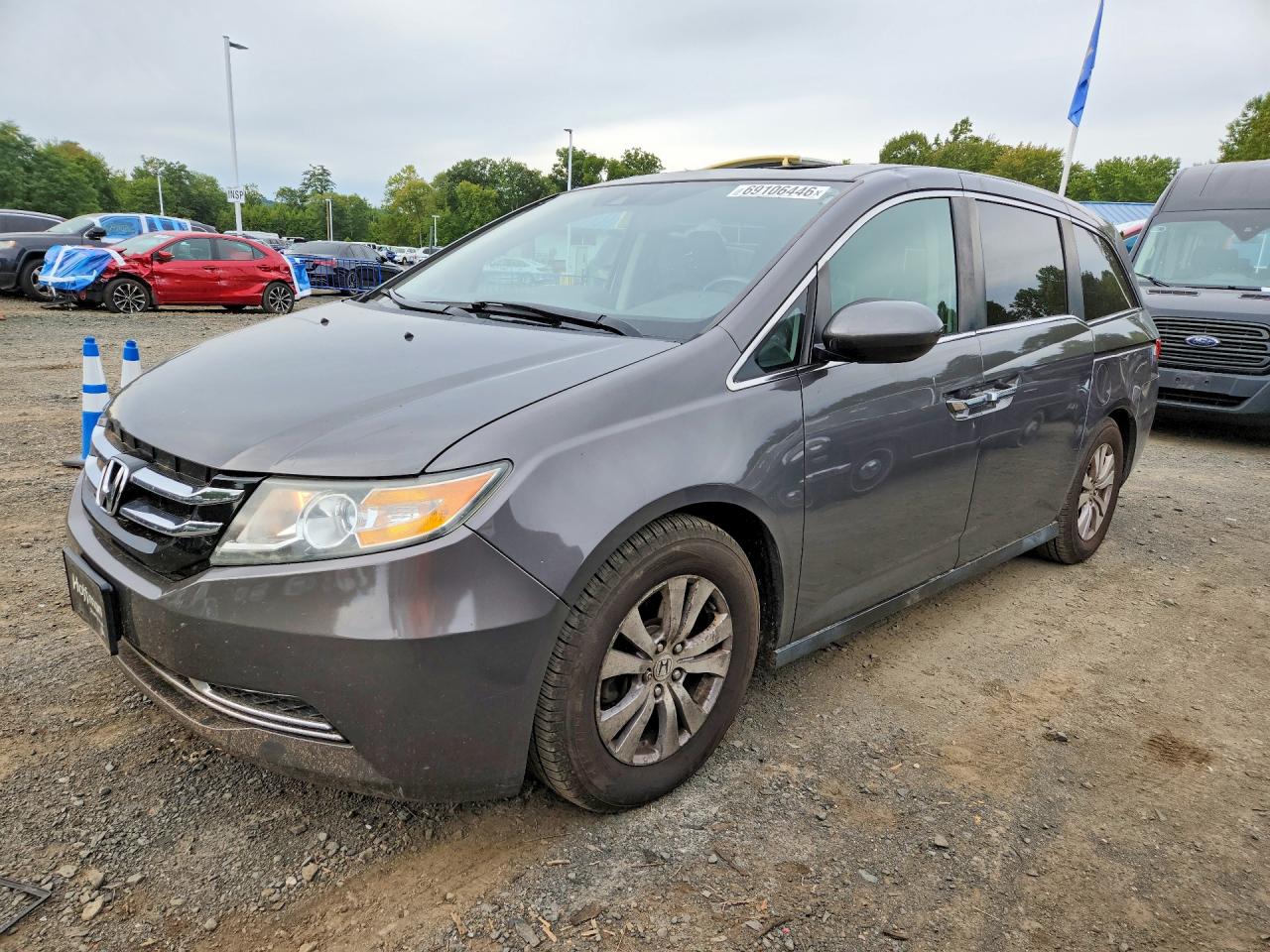 2014 HONDA ODYSSEY EXL | 5FNRL5H63EB022846 | UPCARS