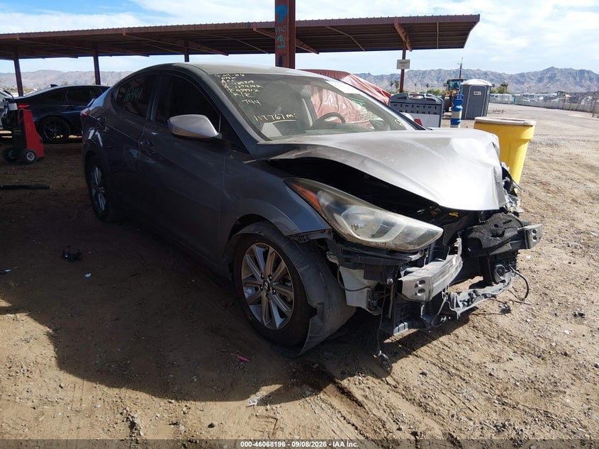 2014 HYUNDAI ELANTRA SE | 5NPDH4AE9EH489519 | UPCARS
