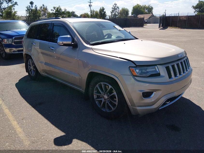 2014 JEEP GRAND CHEROKEE OVERLAND | 1C4RJFCMXEC393520 | UPCARS