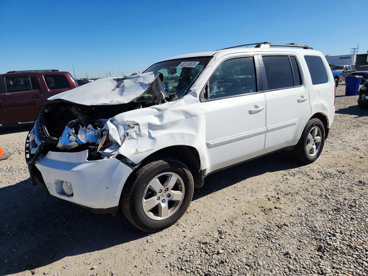 2011 HONDA PILOT EXL | 5FNYF3H5XBB029173 | UPCARS