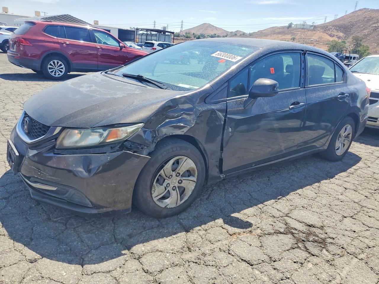 2013 HONDA CIVIC LX | 19XFB2F51DE206105 | UPCARS