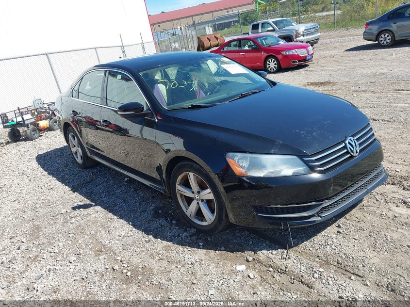 2013 VOLKSWAGEN PASSAT SE W/SUNROOF | 1VWBP7A34DC047037 | UPCARS