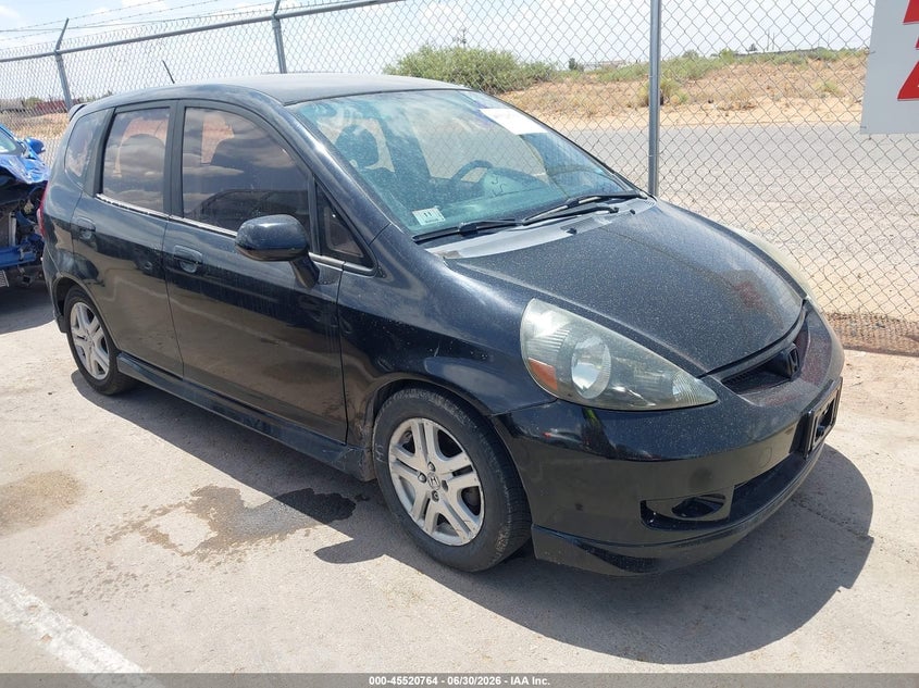 2008 HONDA FIT SPORT | JHMGD37648S009197 | UPCARS