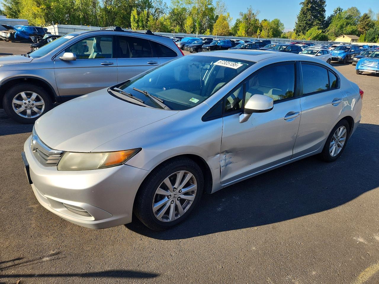 2012 HONDA CIVIC EX | 2HGFB2F85CH312409 | UPCARS