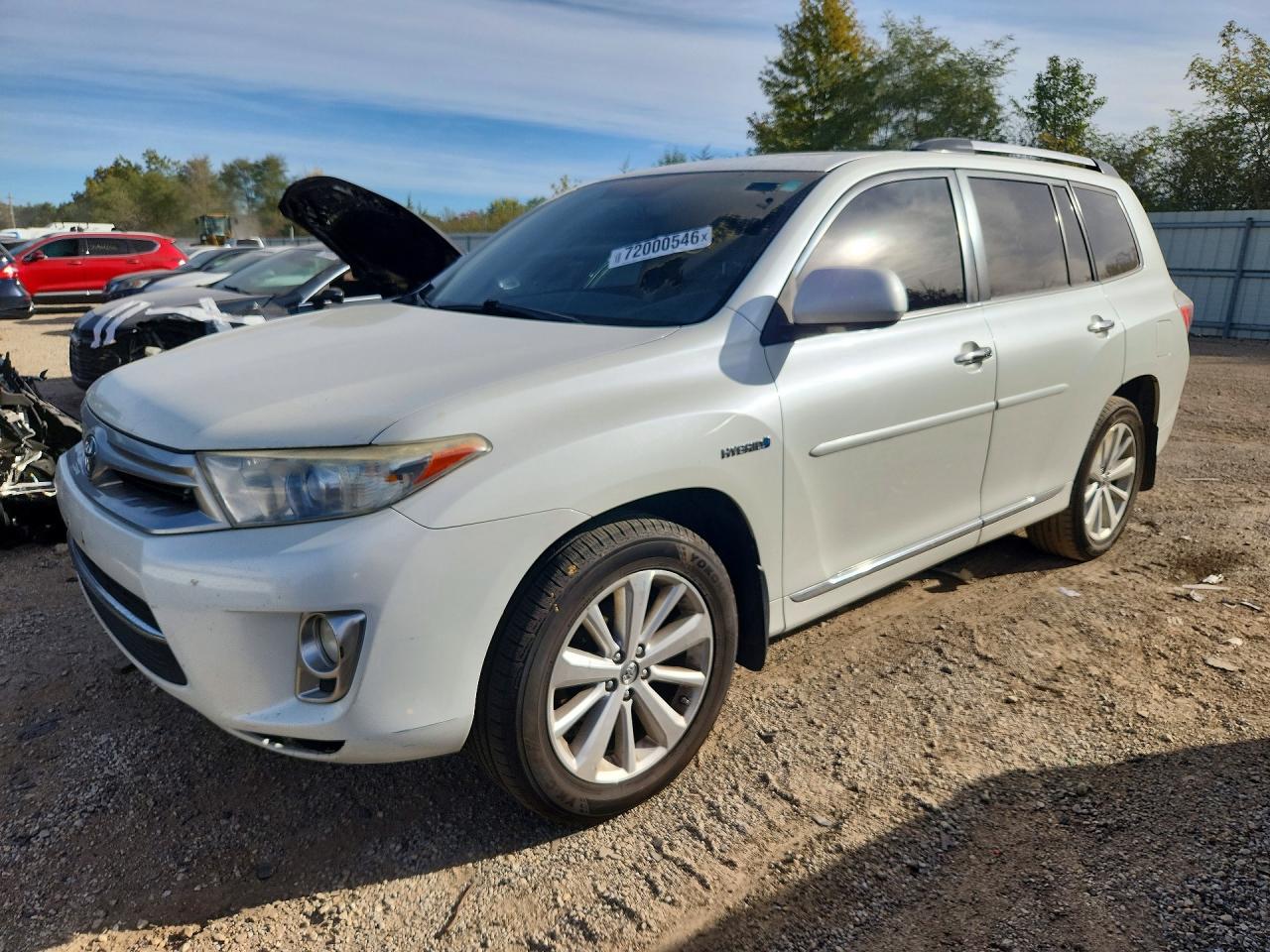 2012 TOYOTA HIGHLANDER HYBRID LIMITED | JTEDC3EH8C2007453 | UPCARS
