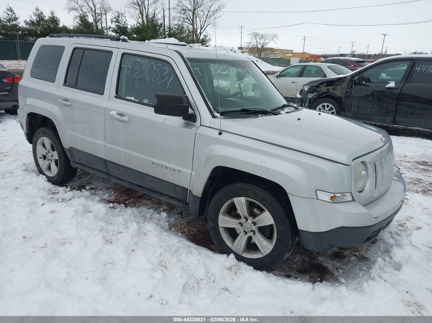 2012 JEEP PATRIOT LATITUDE | 1C4NJPFA7CD617260 | UPCARS