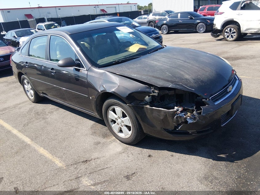 2008 CHEVROLET IMPALA LT | 2G1WT58N389186724 | UPCARS
