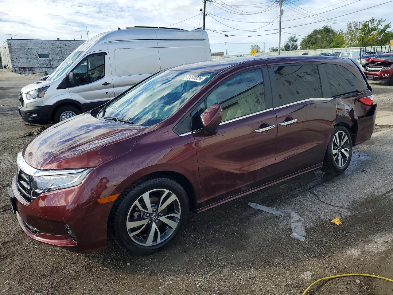 2021 HONDA ODYSSEY TOURING | 5FNRL6H82MB014596 | UPCARS