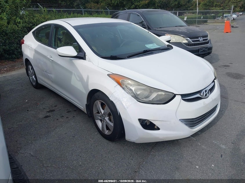 2013 HYUNDAI ELANTRA GLS | 5NPDH4AE3DH195760 | UPCARS