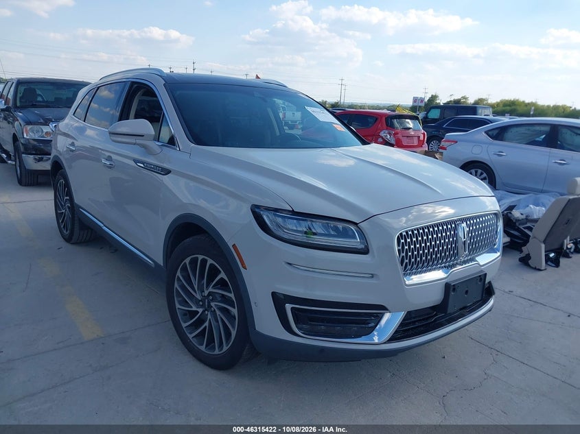 2019 LINCOLN NAUTILUS RESERVE | 2LMPJ6L98KBL18880 | UPCARS