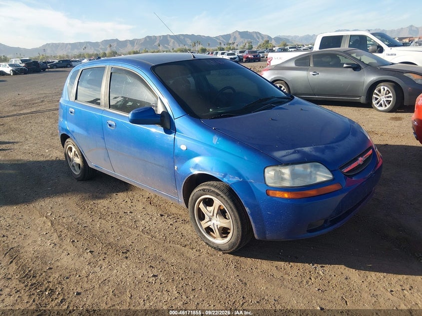 2007 CHEVROLET AVEO 5 LS | KL1TD66637B770599 | UPCARS