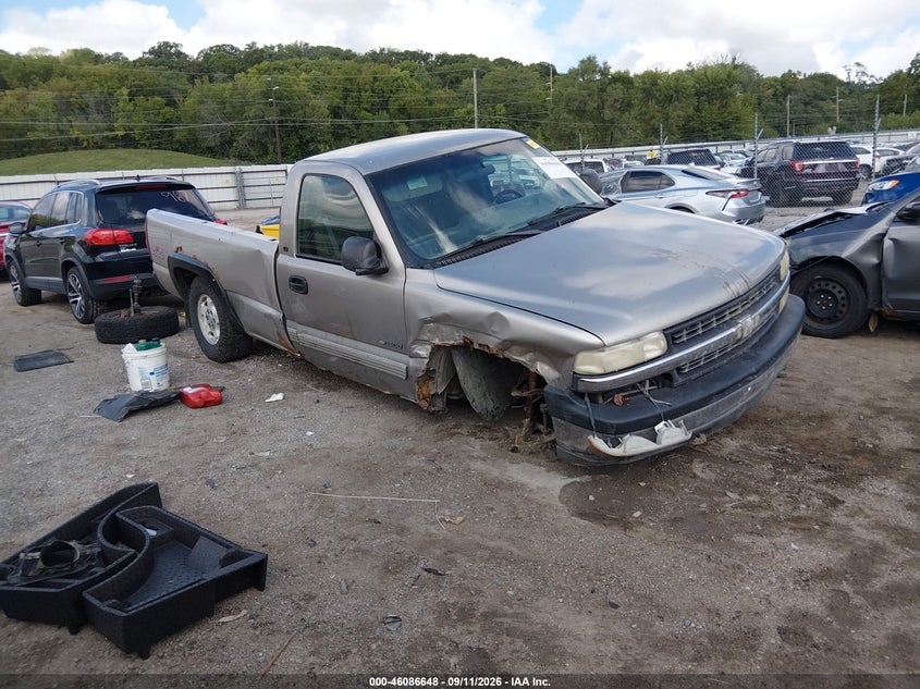 2002 CHEVROLET SILVERADO 1500 LS | 1GCEK14TX2Z155440 | UPCARS