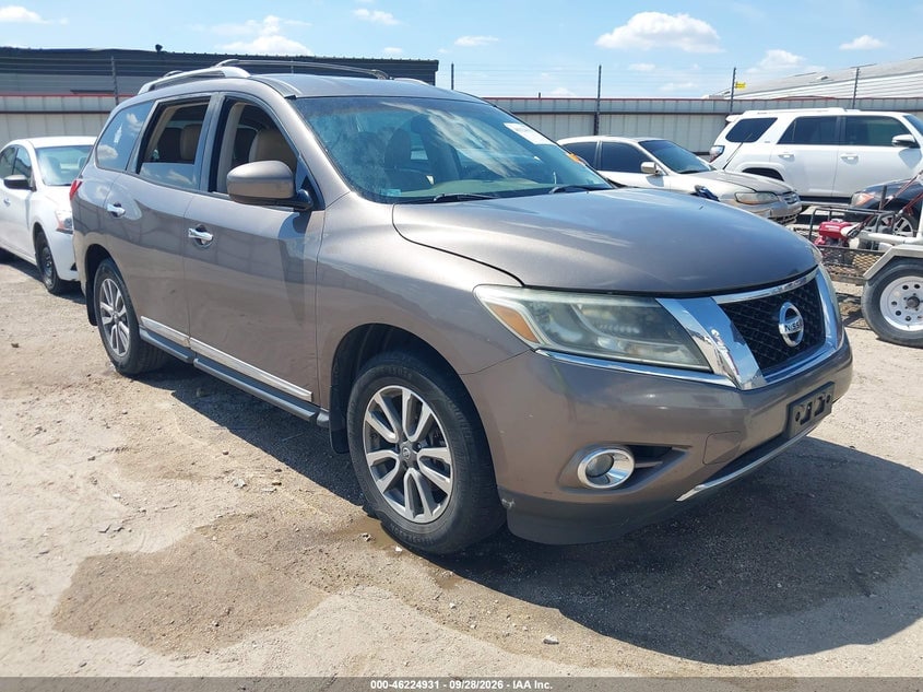 2013 NISSAN PATHFINDER SL | 5N1AR2MN8DC619828 | UPCARS