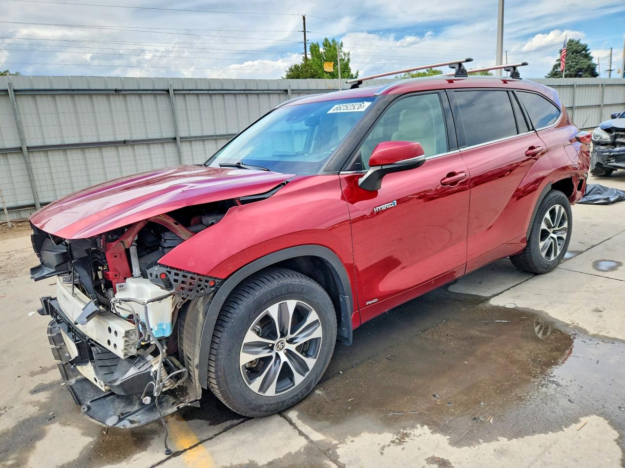 2021 TOYOTA HIGHLANDER HYBRID XLE | 5TDHBRCH2MS527026 | UPCARS