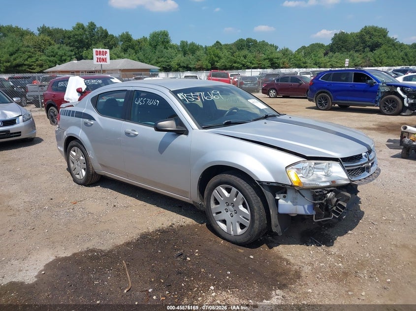 2012 DODGE AVENGER SE | 1C3CDZAB8CN102938 | UPCARS