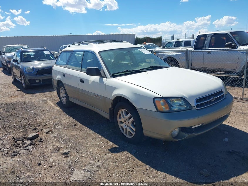 2002 SUBARU OUTBACK | 4S3BH665X26645567 | UPCARS