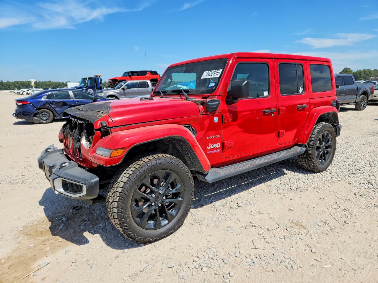 2021 JEEP WRANGLER SAHARA 4XE | 1C4JJXP64MW858370 | UPCARS