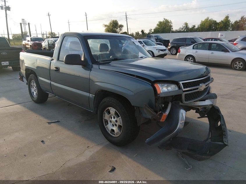 2006 CHEVROLET SILVERADO 1500 WORK TRUCK | 1GCEC14X76Z180320 | UPCARS