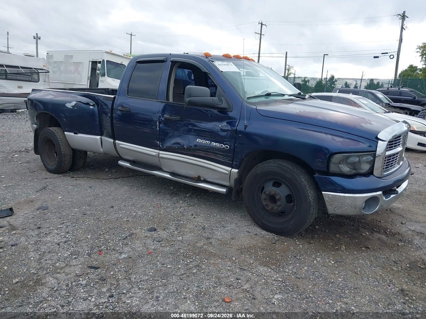 2003 DODGE RAM 3500 SLT/ST | 3D7MA48683G750010 | UPCARS