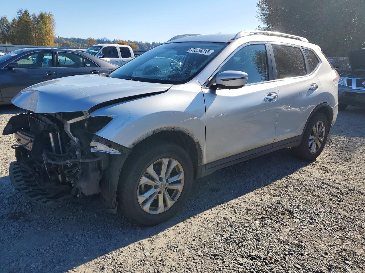 2016 NISSAN ROGUE SV | KNMAT2MV5GP596009 | UPCARS