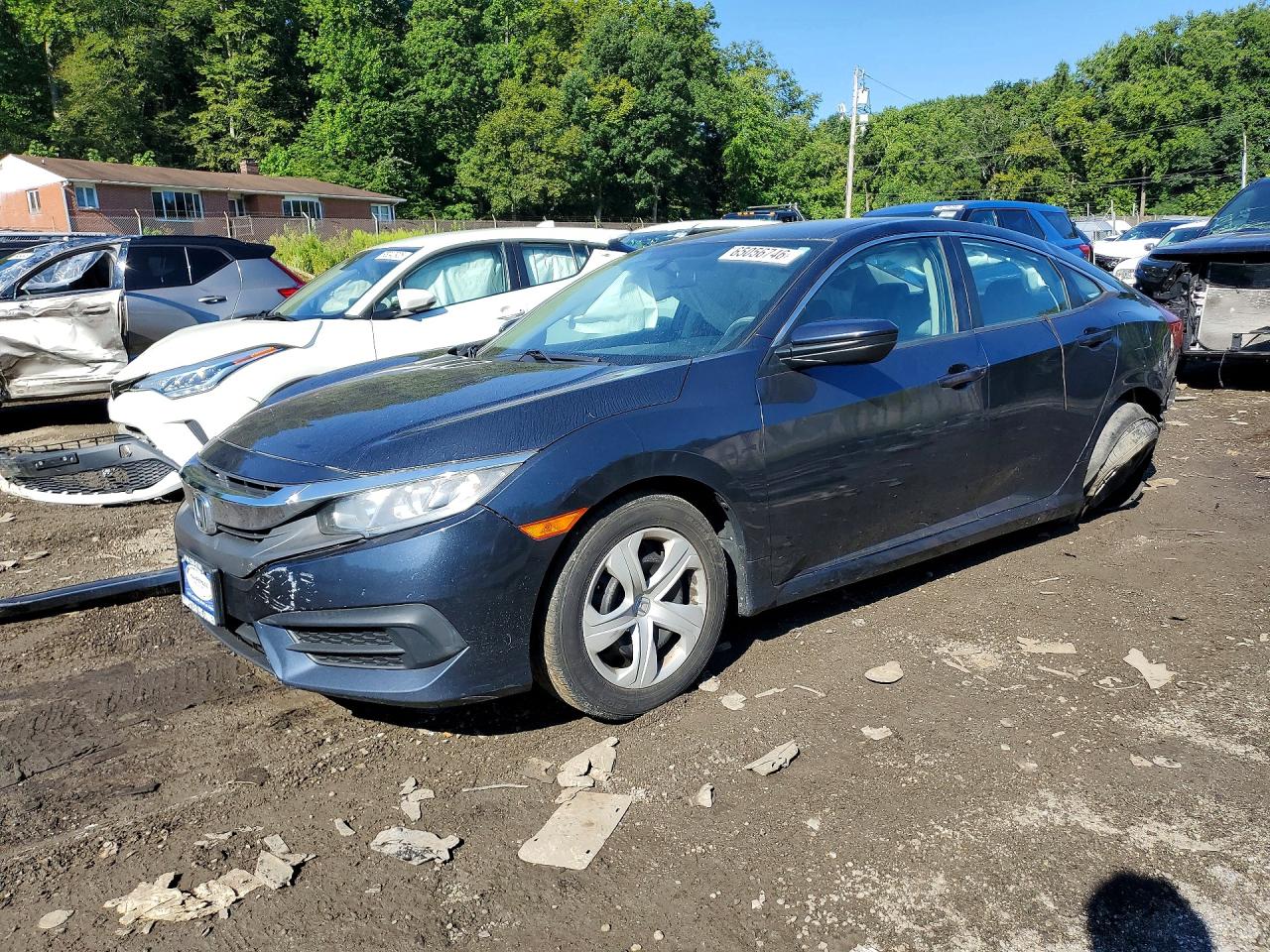 2017 HONDA CIVIC LX | 19XFC2F58HE201986 | UPCARS
