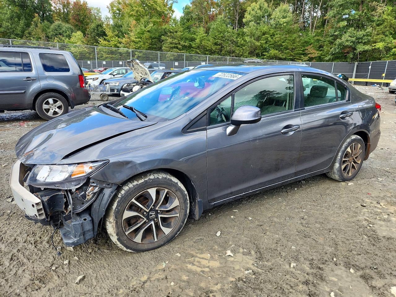 2013 HONDA CIVIC EXL | 19XFB2F93DE202950 | UPCARS