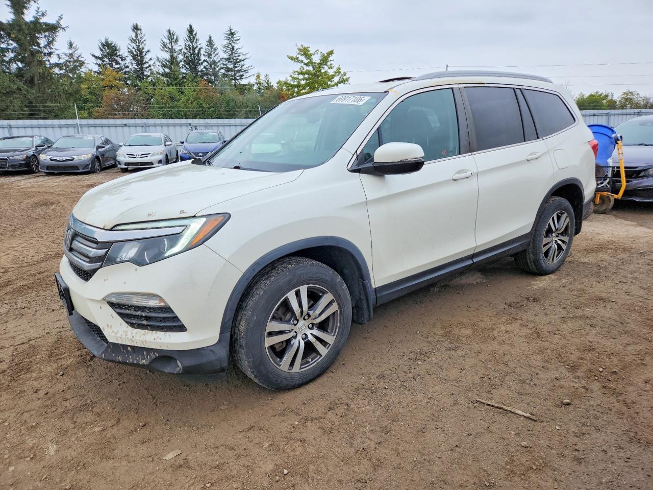 2017 HONDA PILOT EXLN | 5FNYF6H71HB503765 | UPCARS