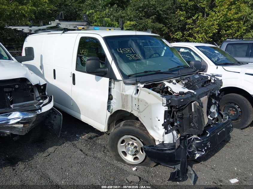 2021 CHEVROLET EXPRESS CARGO RWD 2500 REGULAR WHEELBASE WT | 1GCWGAFP4M1309289 | UPCARS