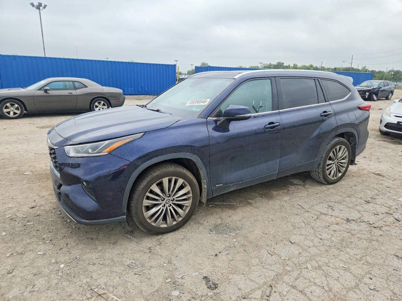 2022 TOYOTA HIGHLANDER HYBRID PLATINUM | 5TDEBRCH2NS084204 | UPCARS
