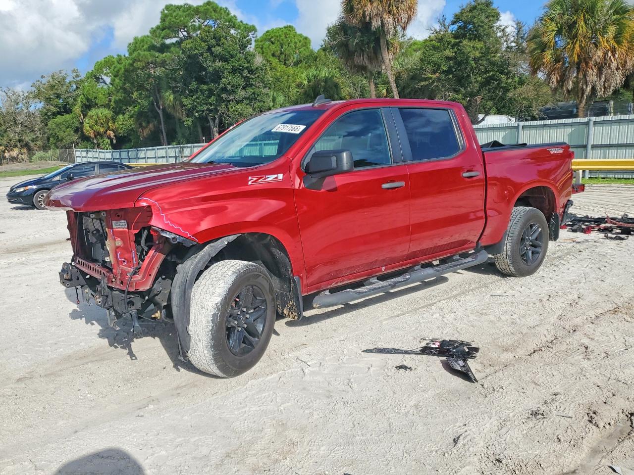 2021 CHEVROLET SILVERADO K1500 TRAIL BOSS CUSTOM | 1GCPYCEF4MZ146795 | UPCARS