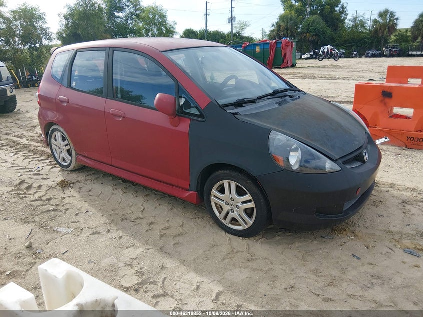 2007 HONDA FIT SPORT | JHMGD38637S052989 | UPCARS