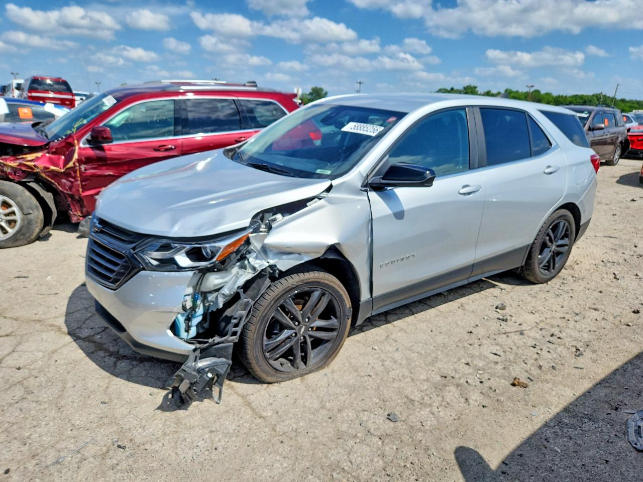 2021 CHEVROLET EQUINOX LT | 3GNAXKEV3ML393279 | UPCARS