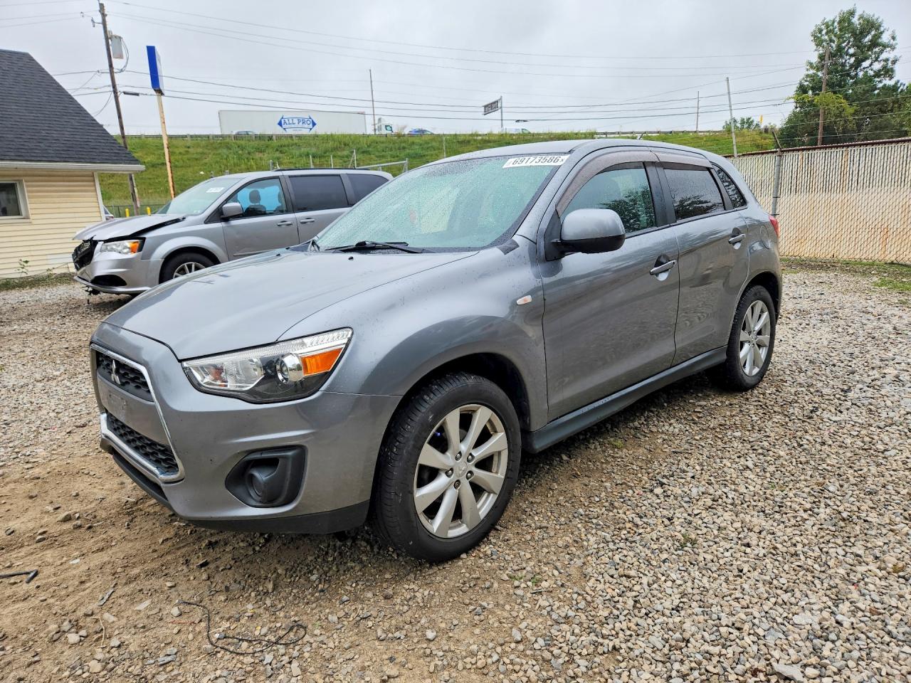 2014 MITSUBISHI OUTLANDER ES | 4A4AP3AU0EE014292 | UPCARS
