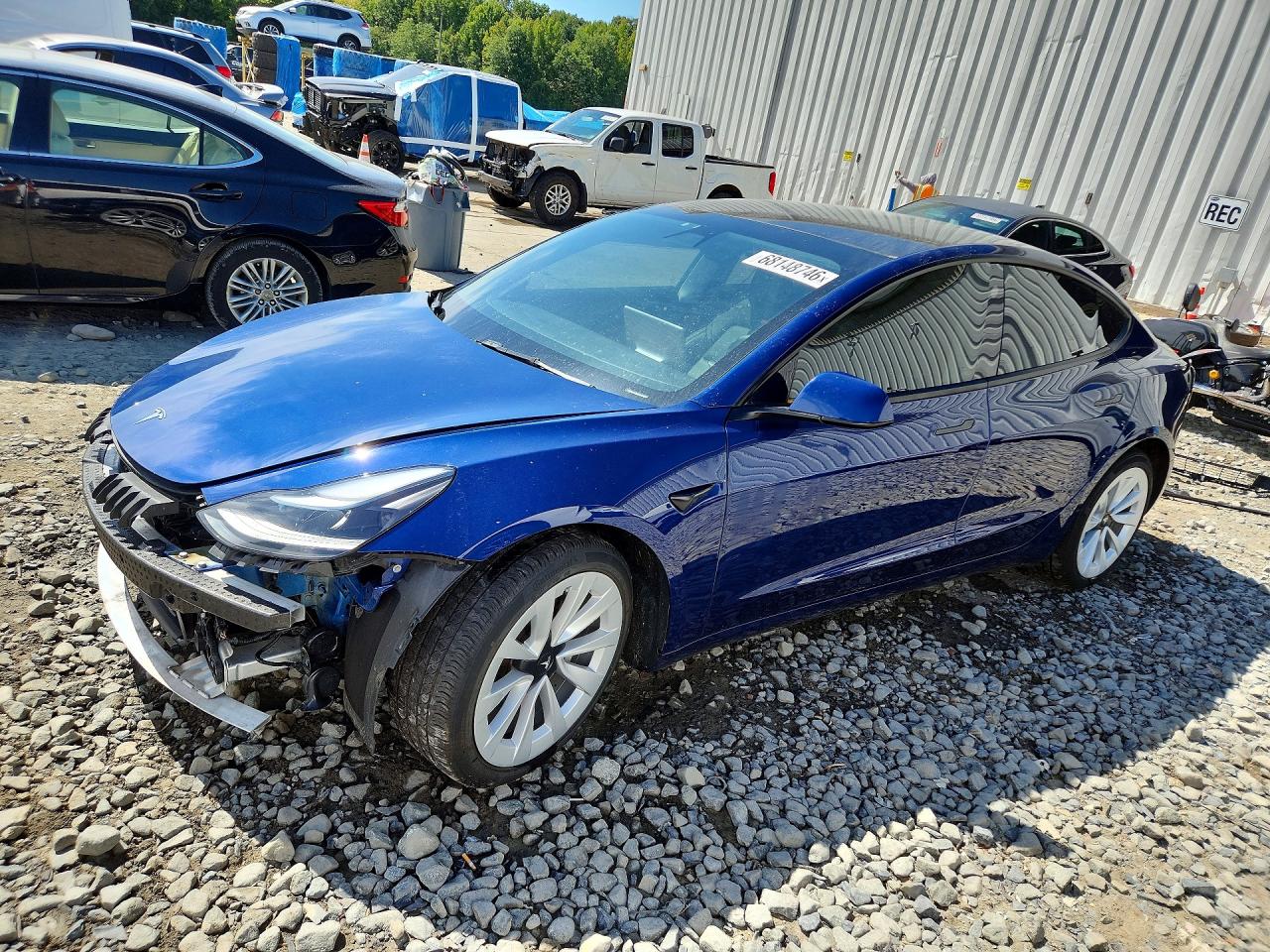 2022 TESLA MODEL 3 | 5YJ3E1EB9NF126364 | UPCARS