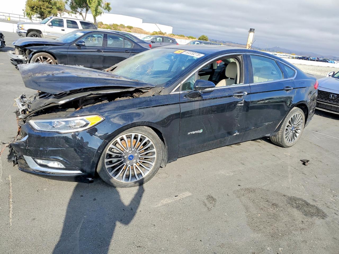 2018 FORD FUSION TITANIUM/PLATINUM HEV | 3FA6P0RU8JR206427 | UPCARS