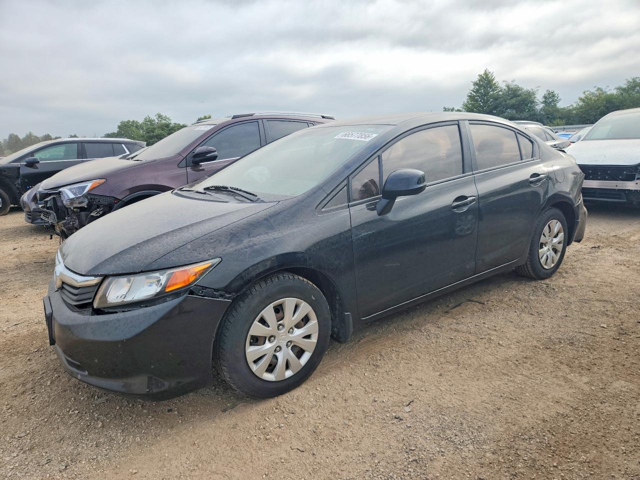 2012 HONDA CIVIC LX | 19XFB2F52CE016862 | UPCARS